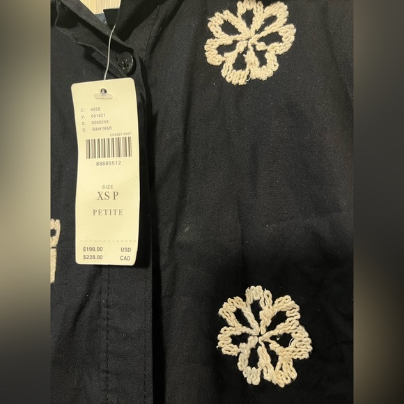 Maeve Short-Sleeve Collared Mini Shirt Dress - Picture 9 of 10